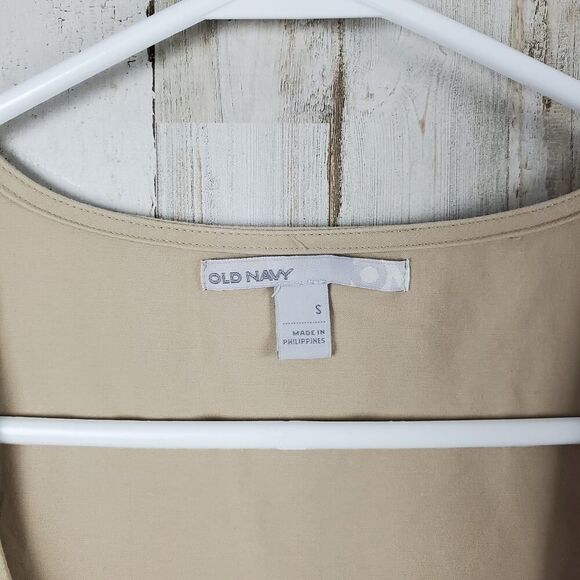 Old Navy Scoop Neck Sleeveless Dress Khaki Size Small - Picture 3 of 9